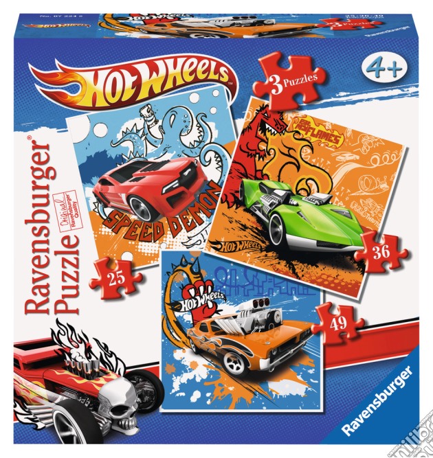 Mhw hotwheels (4+ anni) puzzle di RAVENSBURGER