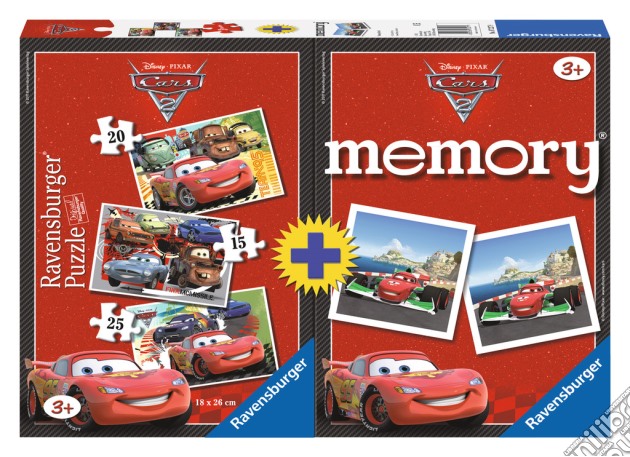 Ravensburger 07227 - Multipack Memory + 3 Puzzle - Cars 2 puzzle di Ravensburger