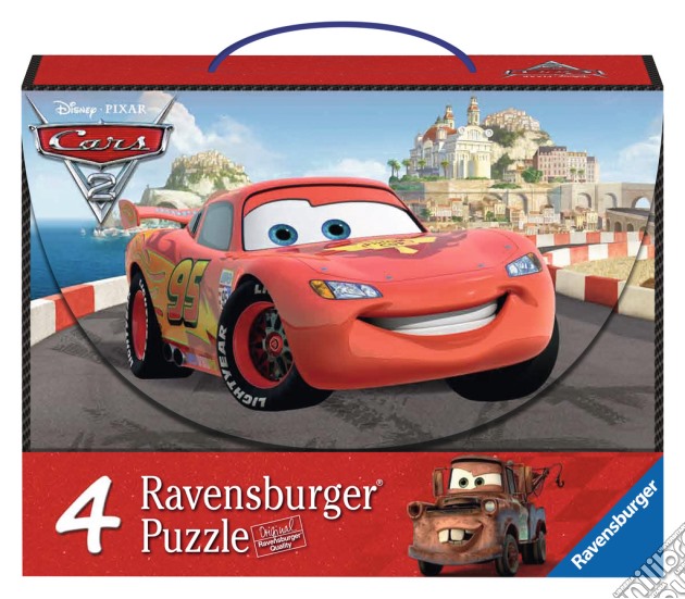 Valigetta 4 Puzzle - Cars 2 puzzle di RAVENSBURGER