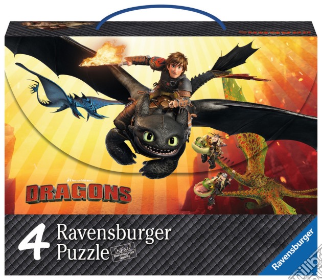 Ravensburger 07261 - Valigetta 4 Puzzle - Dragons puzzle di Ravensburger