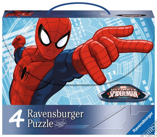 Ravensburger 07262 - Valigetta 4 Puzzle - Ultimate Spider-Man puzzle di Ravensburger