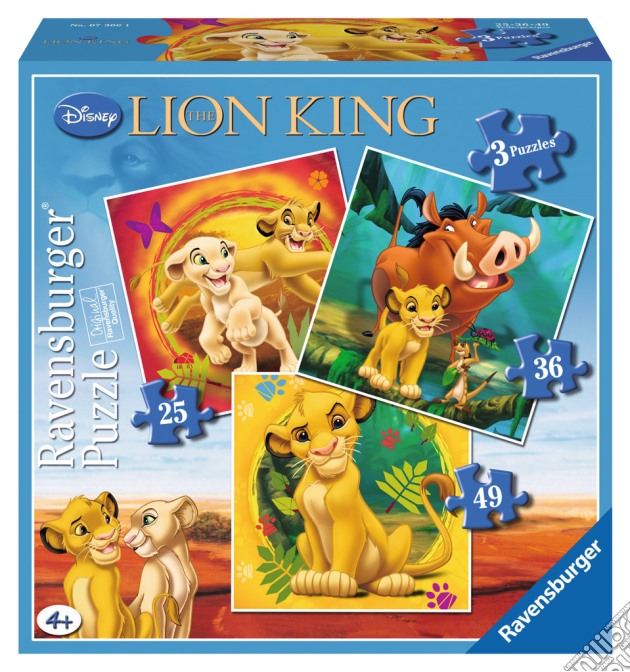 Dlk il re leone (4+ anni) puzzle di RAVENSBURGER