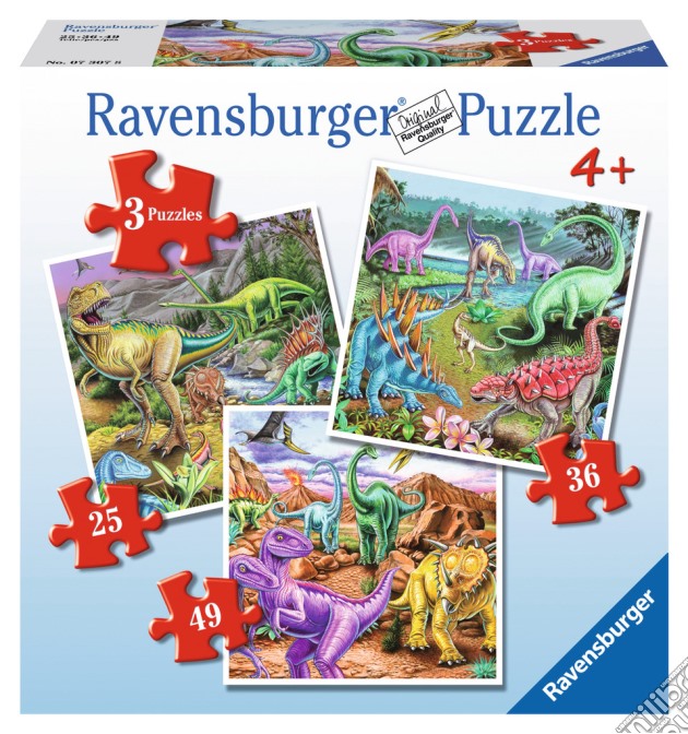 I dinosauri (4+ anni) puzzle di RAVENSBURGER