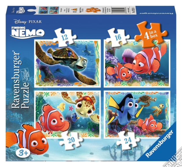 Ravensburger 07321 - Puzzle 4 In A Box - Alla Ricerca Di Nemo puzzle di RAVENSBURGER