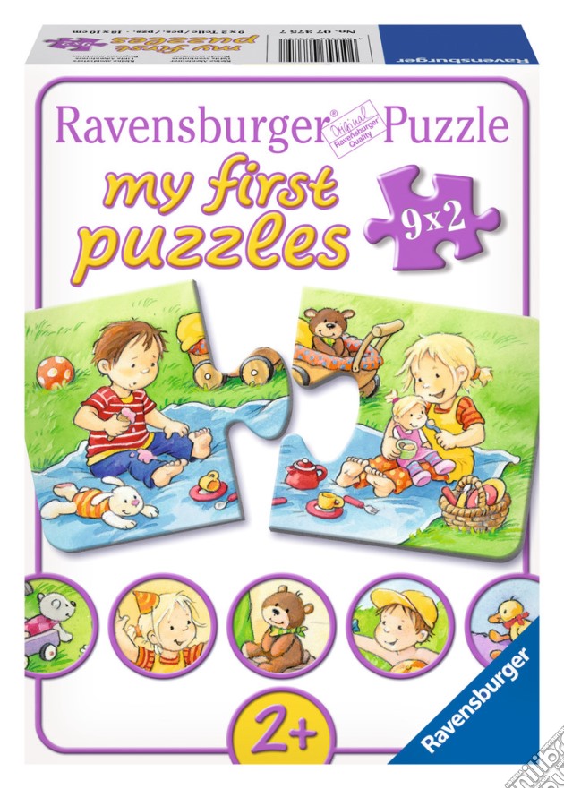 My First Puzzle 9x2 Pz - Piccoli Avventurieri puzzle di Ravensburger