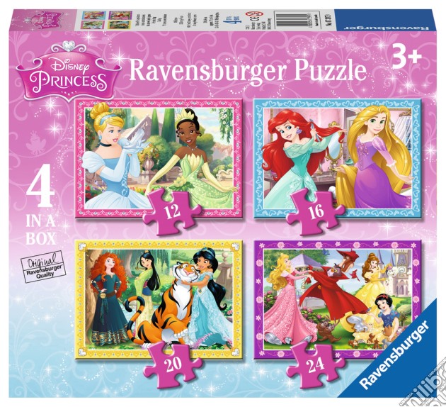 Ravensburger 07397 - Puzzle 4 In A Box - Principesse Disney puzzle di Ravensburger