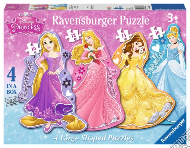 Ravensburger 07398 - Puzzle Da Pavimento 24 Pz - Principesse Disney - 4 Puzzle Sagomati puzzle di Ravensburger