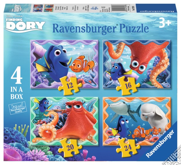 Ravensburger 07399 - Puzzle 4 In A Box - Alla Ricerca Di Dory puzzle di Ravensburger