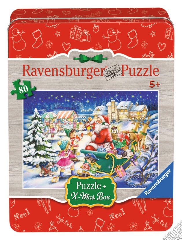 Puzzle X-Mas Box 80 Pz - La Magia Del Natale puzzle di Ravensburger