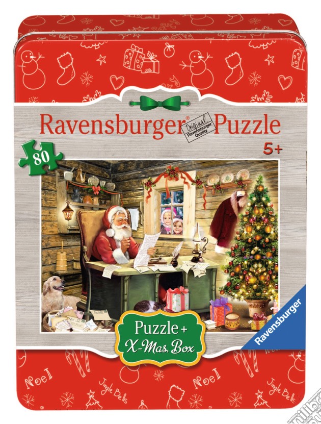 Puzzle X-Mas Box 80 Pz - Lettera A Babbo Natale puzzle di Ravensburger