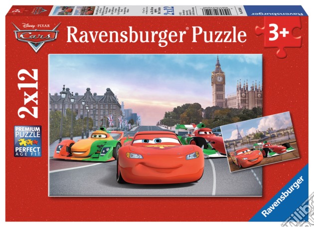 Ravensburger 07554 - Puzzle 2x12 Pz - Cars - Gli Amici Di Saetta McQueen puzzle