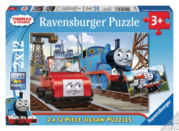 Ravensburger 07568 - Puzzle 2x12 Pz - Thomas And Friends puzzle di Ravensburger