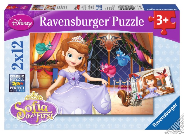 Ravensburger 07570 - Puzzle 2x12 Pz - Sofia La Principessa puzzle di Ravensburger