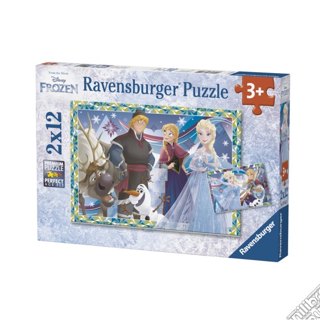 Ravensburger 07621 - Puzzle 2x12 Pz - Frozen puzzle di Ravensburger