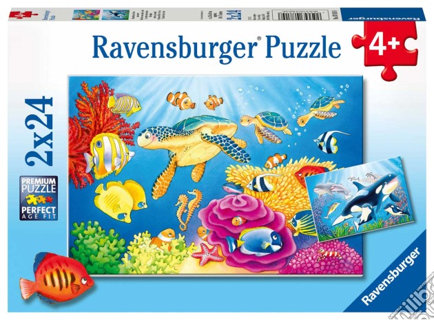 Ravensburger 7815 - Puzzle 2X24 Pz - Il Mondo Sottomarino puzzle di Ravensburger