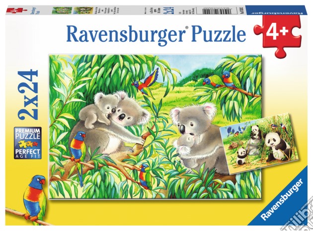 Ravensburger: My First Puzzle: Dolci Koala E Panda (Puzzle 2x24 Pz)  puzzle di Ravensburger