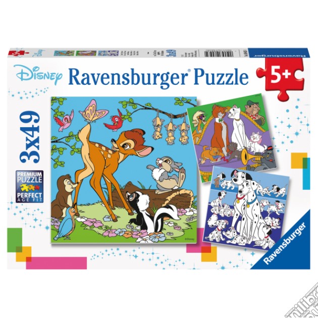 Ravensburger 08043 - Puzzle 3X49 Pz - Disney Multi Property puzzle di Ravensburger