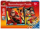 Ravensburger 8053 - Puzzle 3X49 Pz - Gli Incredibili 2 giochi