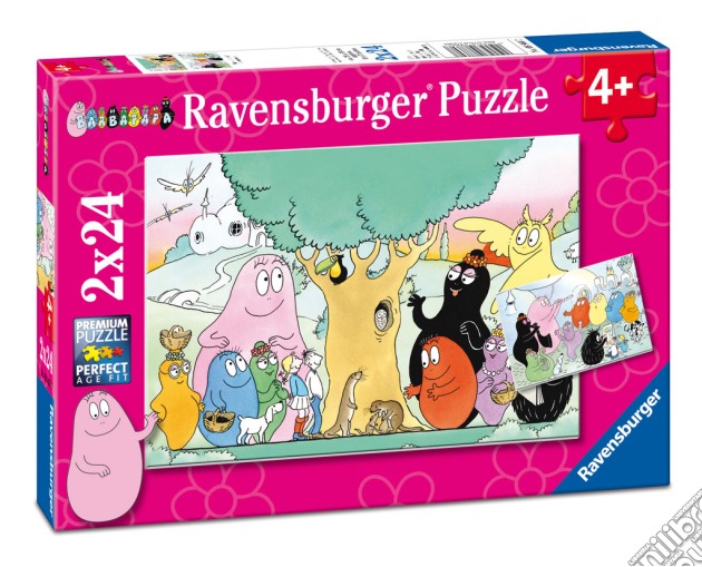 Puzzle 2x24 Pz - Barbapapa' puzzle di Ravensburger