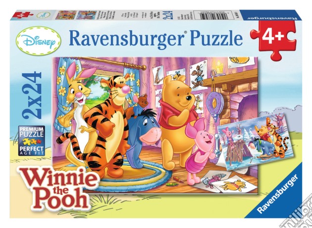 Puzzle 2x24 Pz - Winnie The Pooh puzzle di Ravensburger