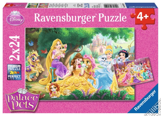 Ravensburger 08952 - Puzzle 2x24 Pz - Palace Pets puzzle