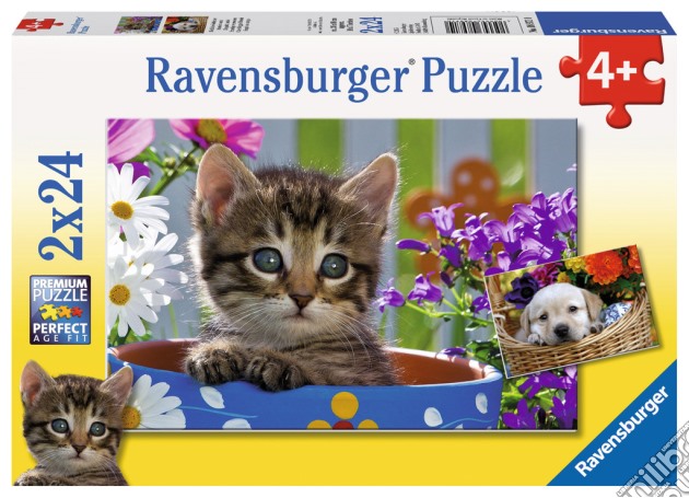 Ravensburger 08971 - Puzzle 2x24 Pz - Simpatici Amici puzzle