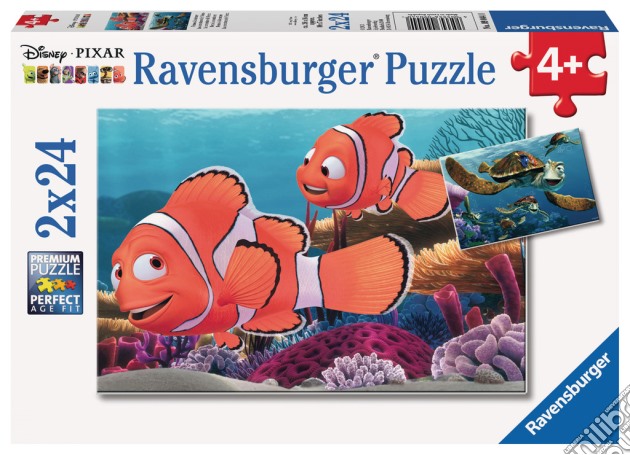 Ravensburger 09044 - Puzzle 2x24 Pz - Alla Ricerca Di Nemo puzzle di Ravensburger