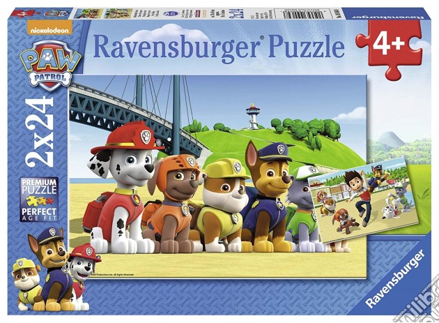 Ravensburger - Paw: Dappere Honden 2X24P gioco