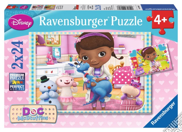 Ravensburger 09080 - Puzzle 2x24 Pz - Dottoressa Peluche puzzle di Ravensburger