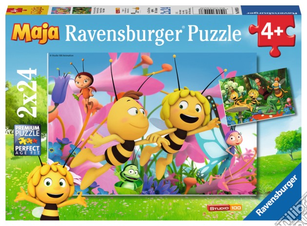 Ravensburger 09093 - Puzzle 2x24 Pz - Ape Maia puzzle