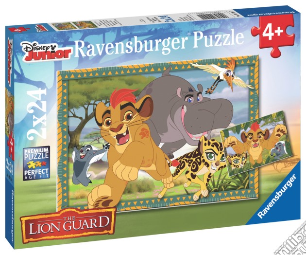 Ravensburger 09104 - Puzzle 2x24 Pz - Lion Guard - Avventure Nella Savana puzzle