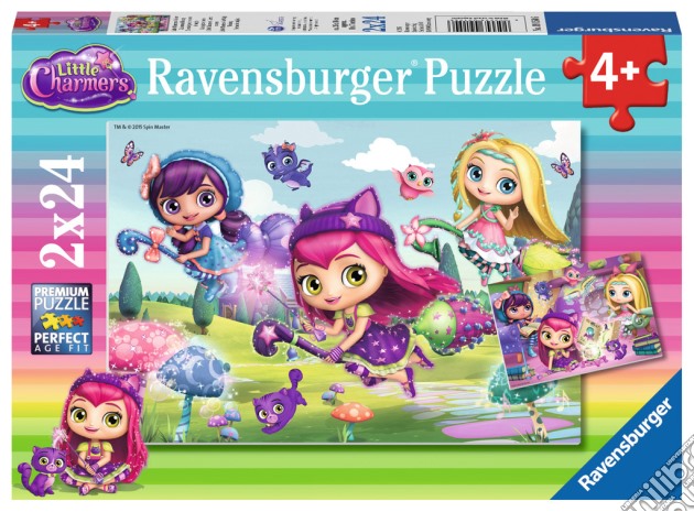 Ravensburger 09154 - Puzzle 2x24 Pz - Little Charmers - La Magica Scuola puzzle di Ravensburger