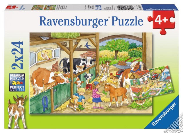Puzzle 2x24 Pz - Vita Di Campagna puzzle di Ravensburger
