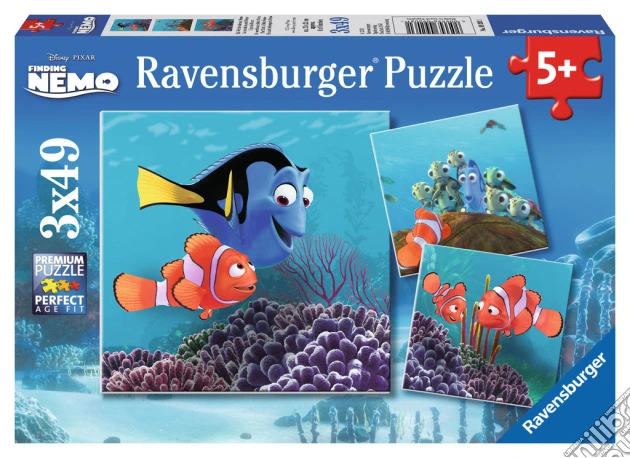 Puzzle 3x49 pz - dfn il piccolo nemo puzzle