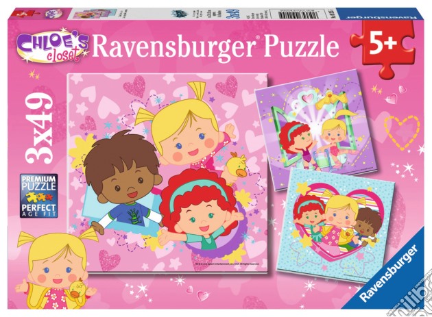Ravensburger 09205 - Puzzle 3x49 Pz - L'Armadio Di Chloe' puzzle di Ravensburger