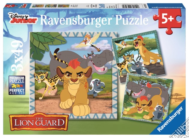 Ravensburger 09348 - Puzzle 3x49 Pz - Lion Guard puzzle