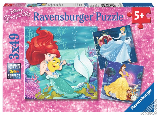 Ravensburger 09350 - Puzzle 3x49 Pz - Principesse Disney puzzle