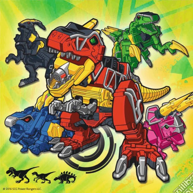 Ravensburger 09393 - Puzzle 3x49 Pz - Power Rangers - Dino Charge puzzle