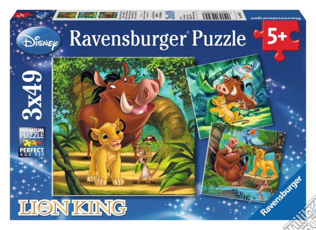 Puzzle 3x49 pz - dlk il re leone puzzle di RAVENSBURGER