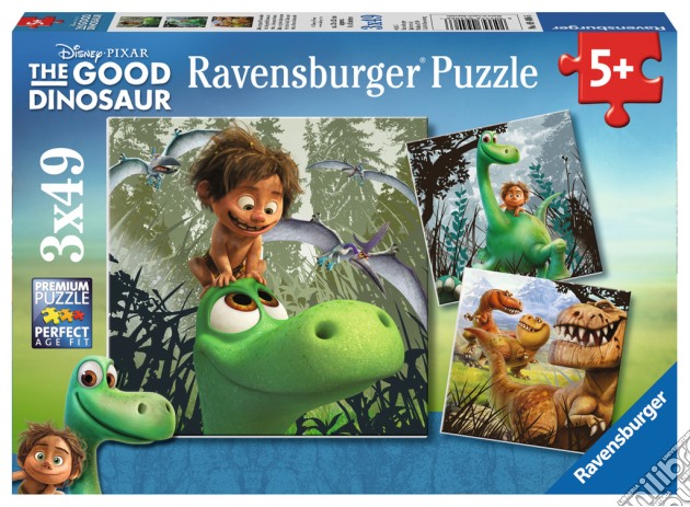 Ravensburger 09406 - Puzzle 3x49 Pz - The Good Dinosaur - Il Viaggio Di Arlo puzzle di Ravensburger