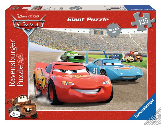 Puzzle 125 Pz Pavimento - Cars - La Grande Corsa puzzle di RAVENSBURGER