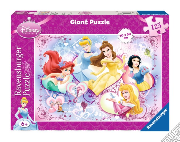 Puzzle 125 Pz Pavimento - Principesse Disney 2 puzzle di RAVENSBURGER