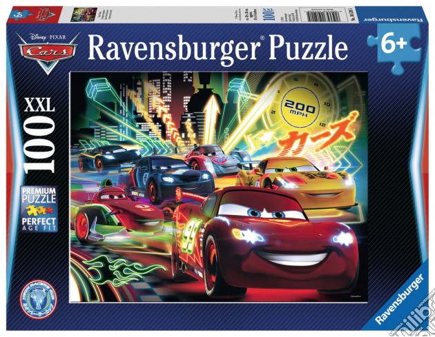 Ravensburger 10520 - Puzzle XXL 100 Pz - Cars - Neon Racers puzzle di Ravensburger