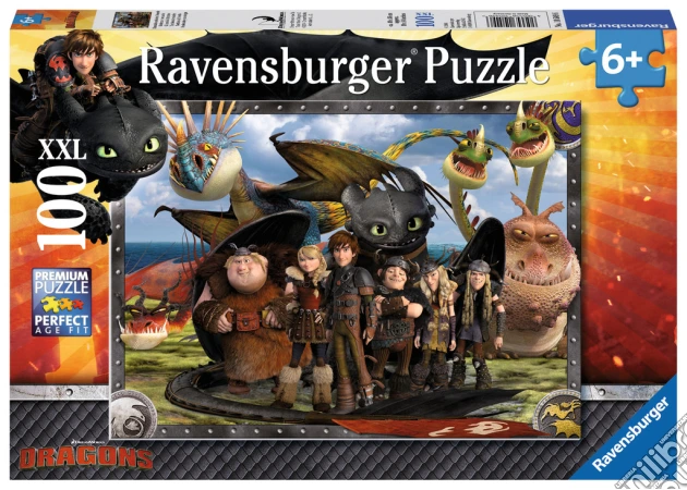 Ravensburger 10549 - Puzzle XXL 100 Pz - Dragons puzzle di Ravensburger