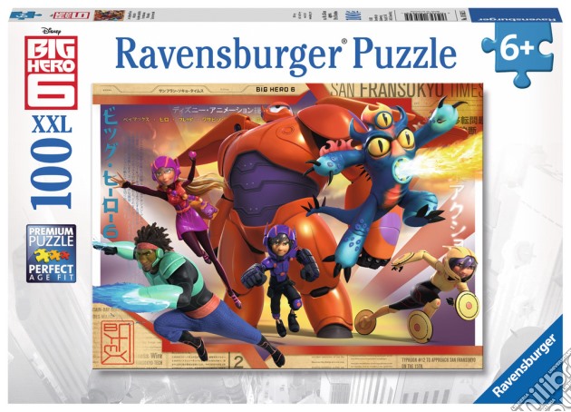 Puzzle XXL 100 Pz - Big Hero 6 puzzle di Ravensburger