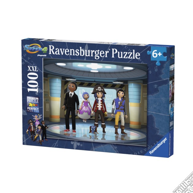 Ravensburger 10572 - Puzzle XXL 100 Pz - Playmobil Super 4 puzzle di Ravensburger