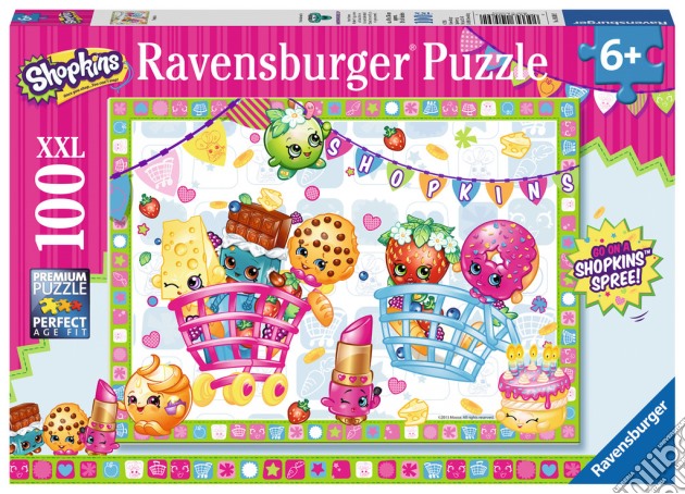 Ravensburger 10589 - Puzzle XXL 100 Pz - Shopkins puzzle di Ravensburger