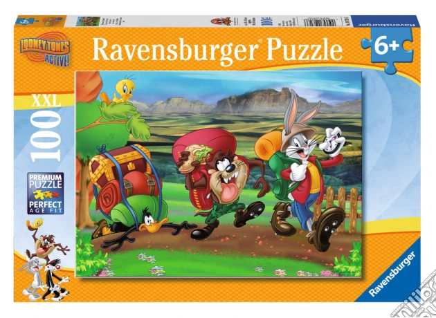 Puzzle XXL 100 Pz - Looney Tunes - La Gita puzzle di RAVENSBURGER