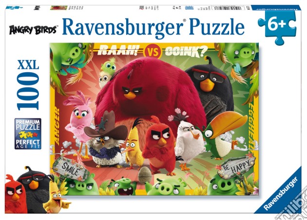 Ravensburger 10727 - Puzzle XXL 100 Pz - Angry Birds puzzle di Ravensburger