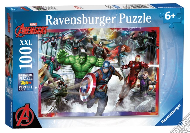 Ravensburger 10771 - Puzzle XXL 100 Pz - Avengers puzzle di Ravensburger